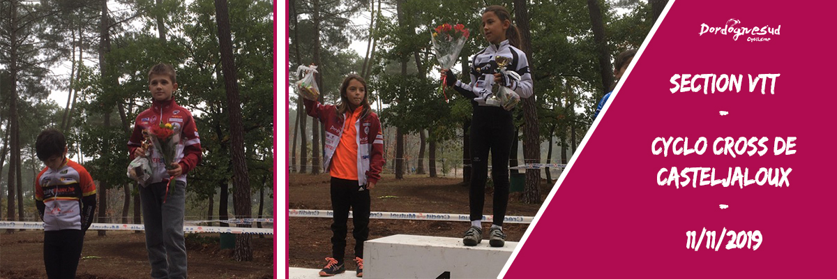 Section vtt cyclo cross de casteljaloux le 11 novembre 2019
